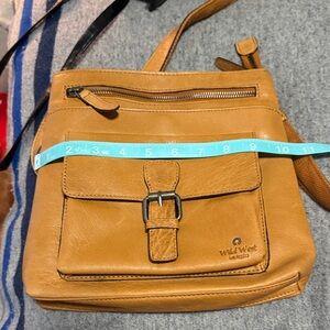 Wild West Leather Tan Crossbody Bag